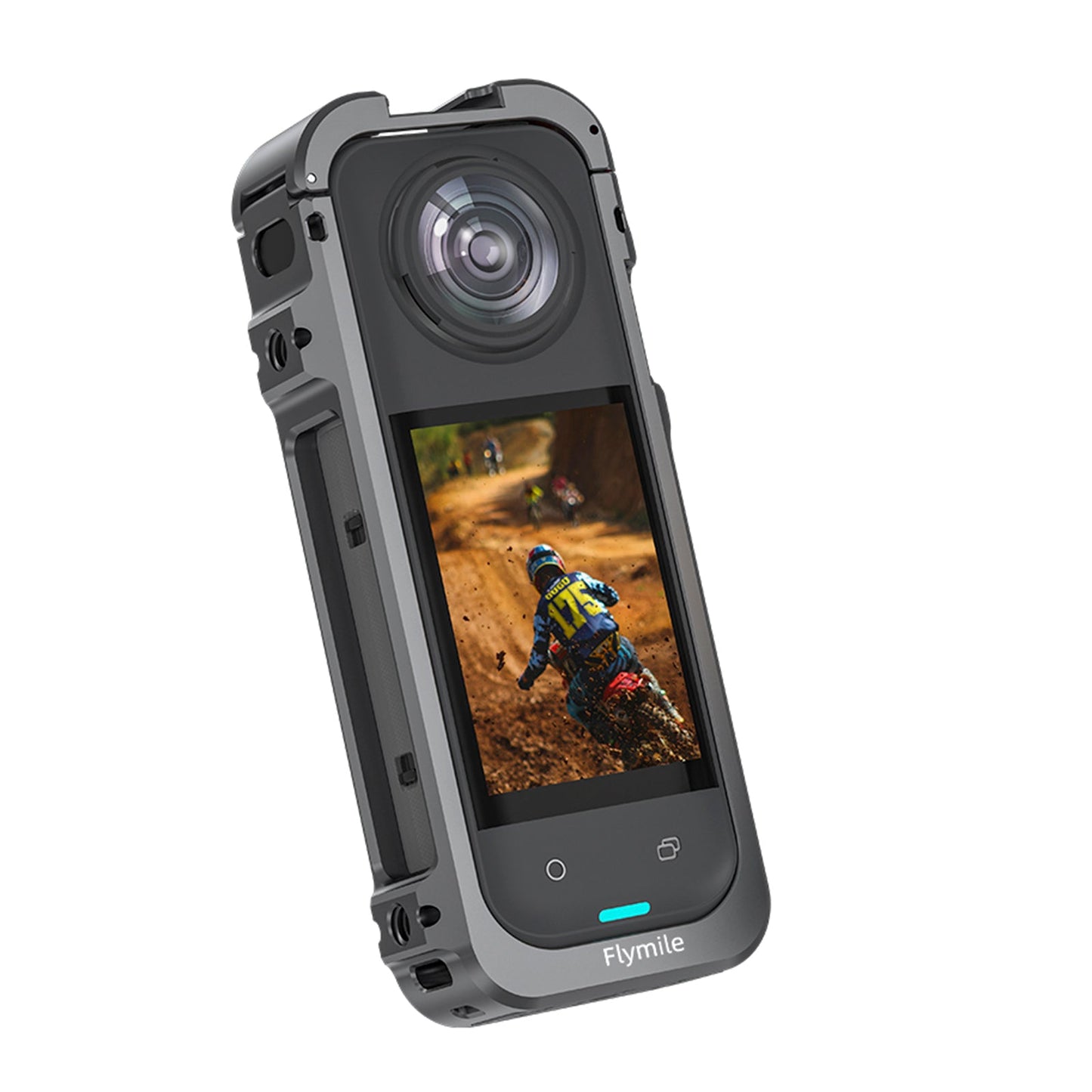 Telaio di supporto per Insta360 X5, custodia protettiva in silicone, protezione per l'obiettivo.