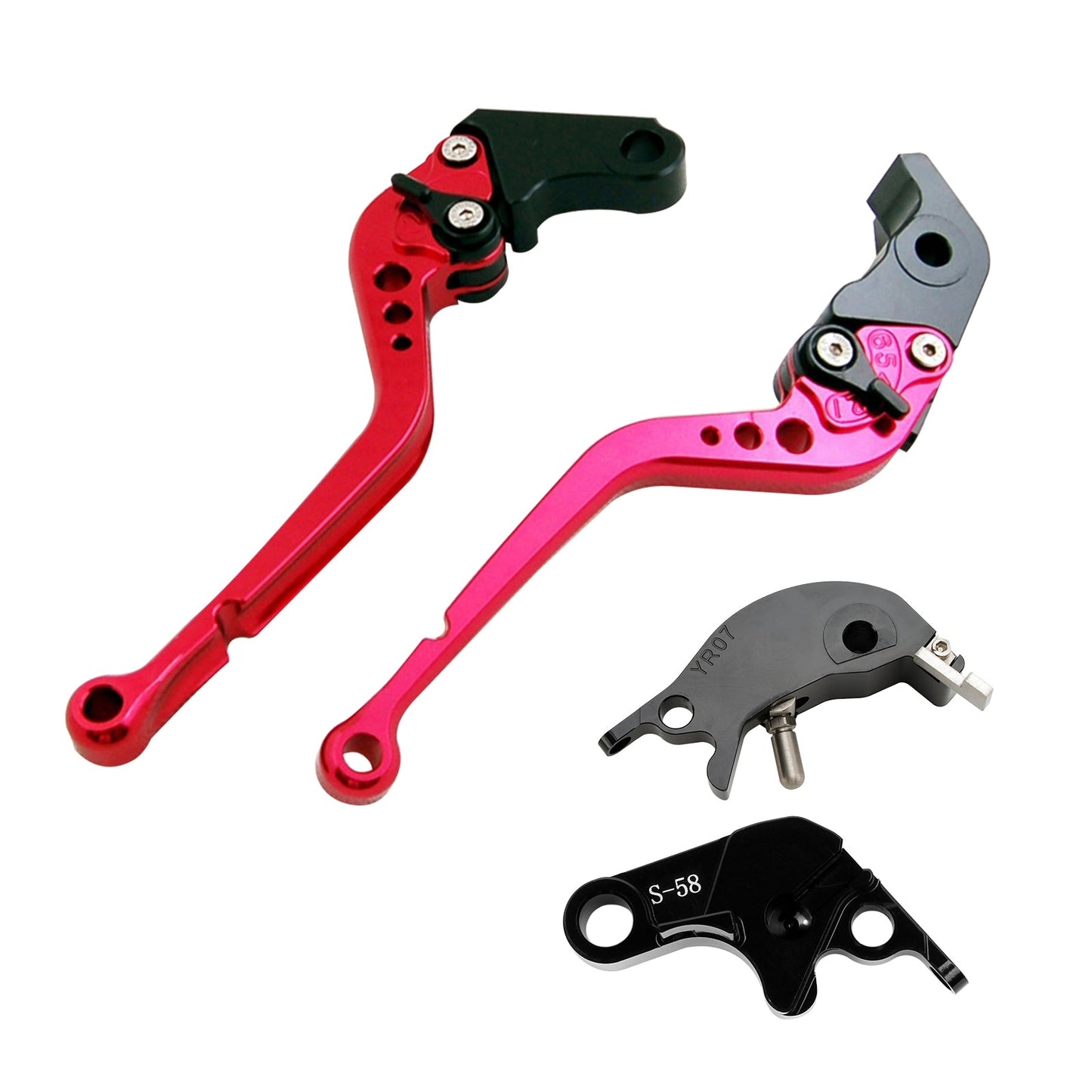Leva frizione freno lunga adatta per YAMAHA YZF R7 MT-10/SP FZ-10/SP 2022-23