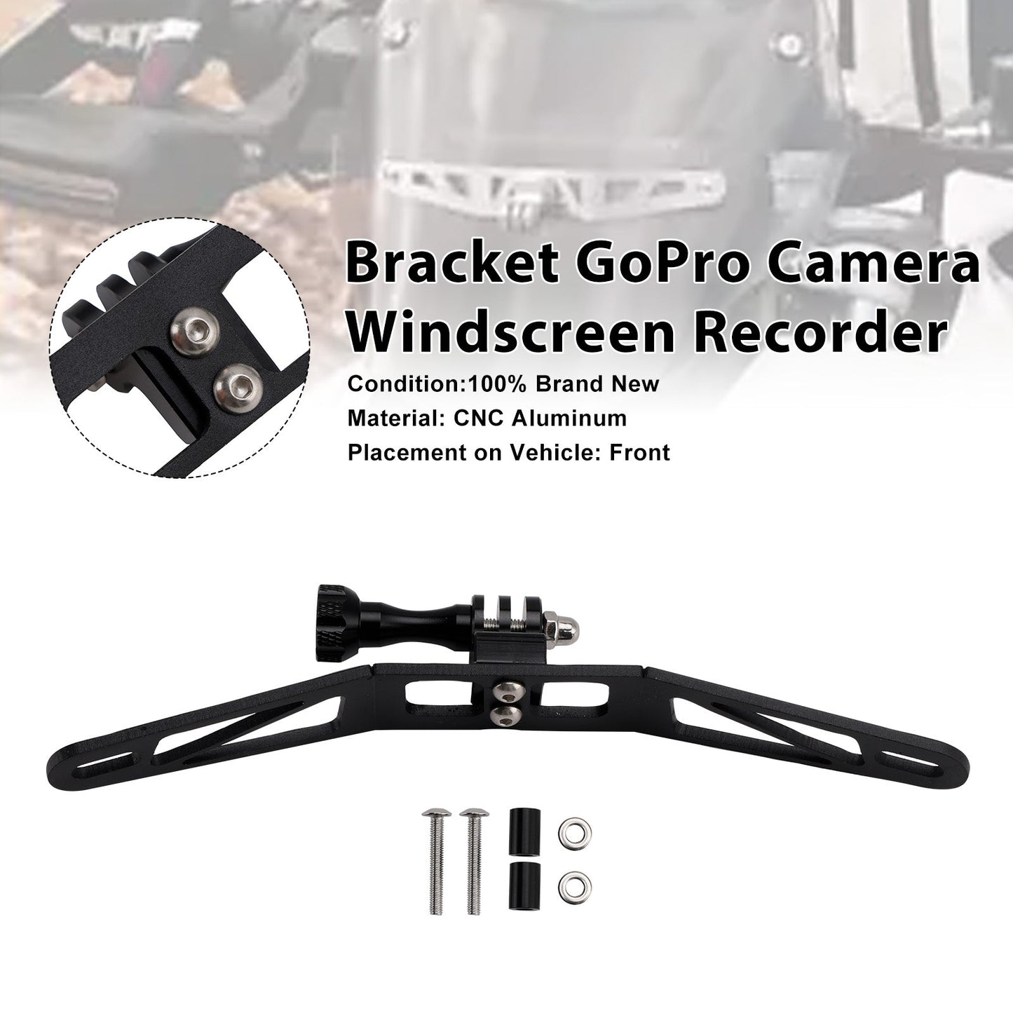 Supporto per parabrezza GoPro per BMW R1300GS S1000XR F900XR F850GS