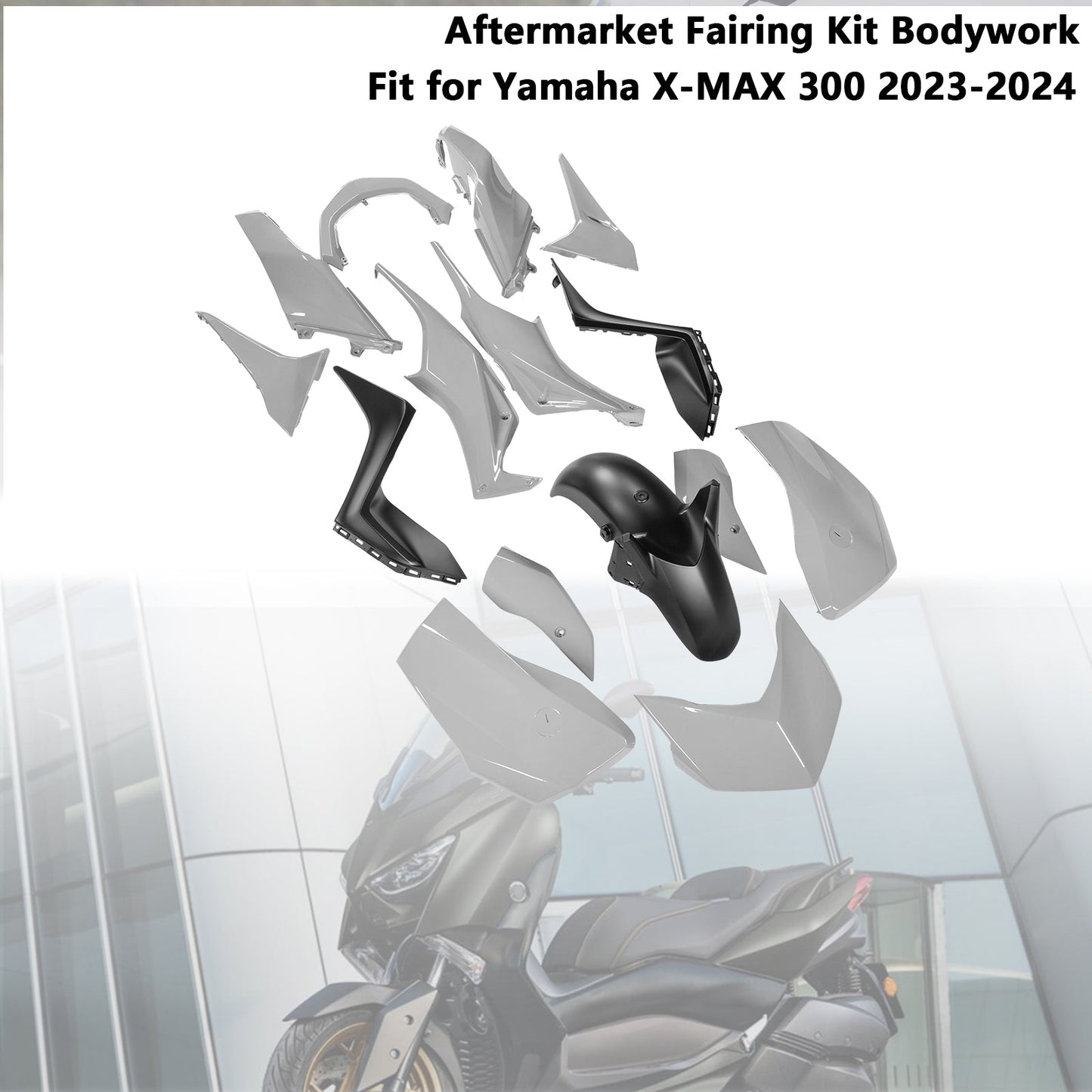 Kit carenatura carrozzeria ABS iniezione Yamaha X-MAX 300 XMAX 2023-2024 13#