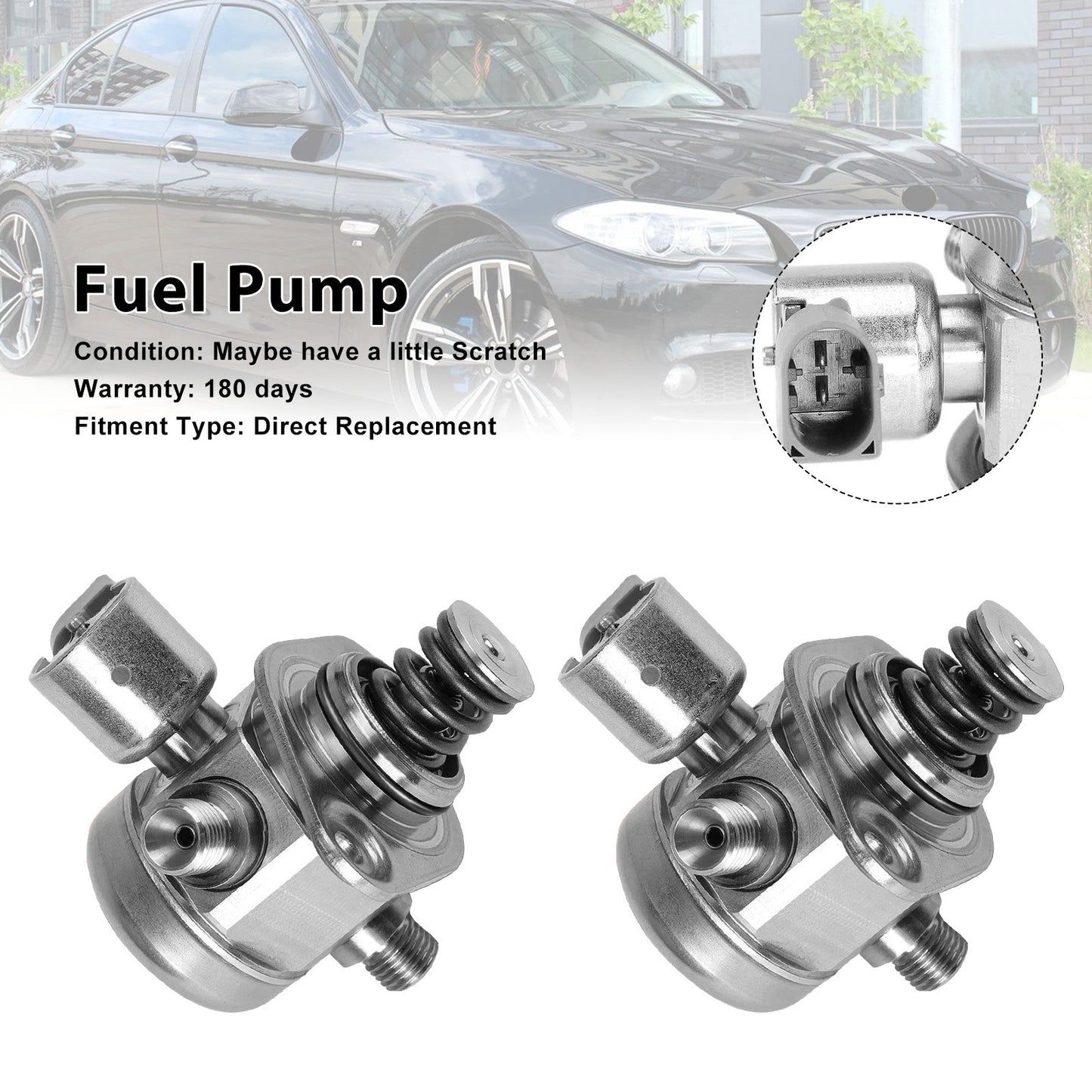 Pompa carburante ad alta pressione BMW 550i F10 2 pezzi 2011-2013 13517595339 0261520144