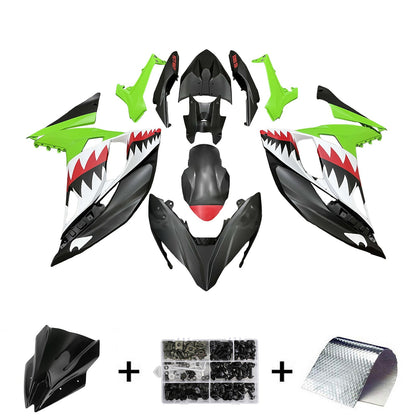 Kit carenatura iniezione in plastica ABS adatto per Kawasaki ER-6F Ninja650R 2017-2019