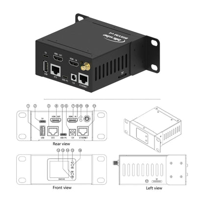 BliKVMv4 Allwinner KVM Over IP PoE HDMI Loop Out Controllo del processo Funzionamento IPKVM PiKVM