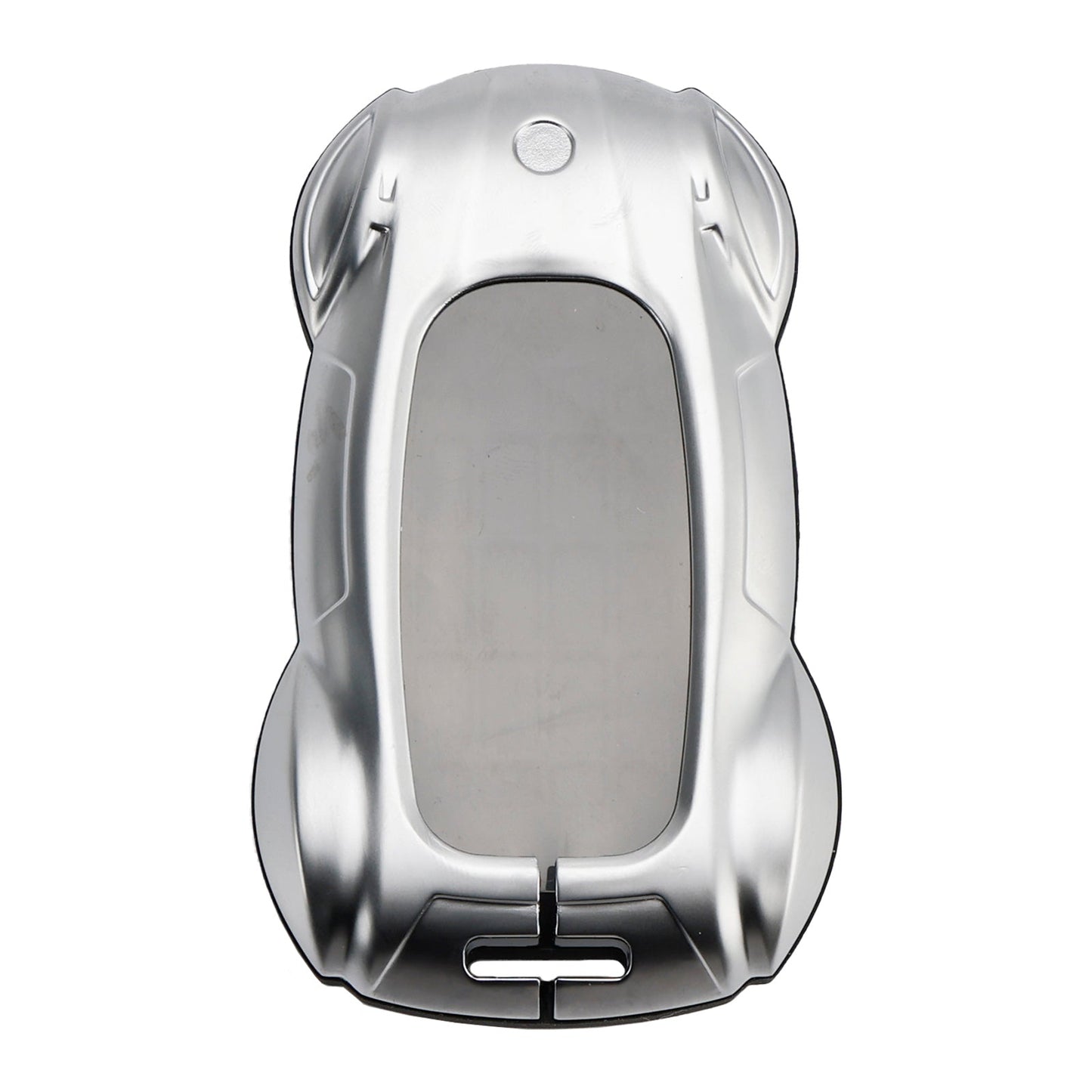 Custodia in lega di pelle e zinco per chiave auto argentata per Lexus ES260h/RX350h/LS500h