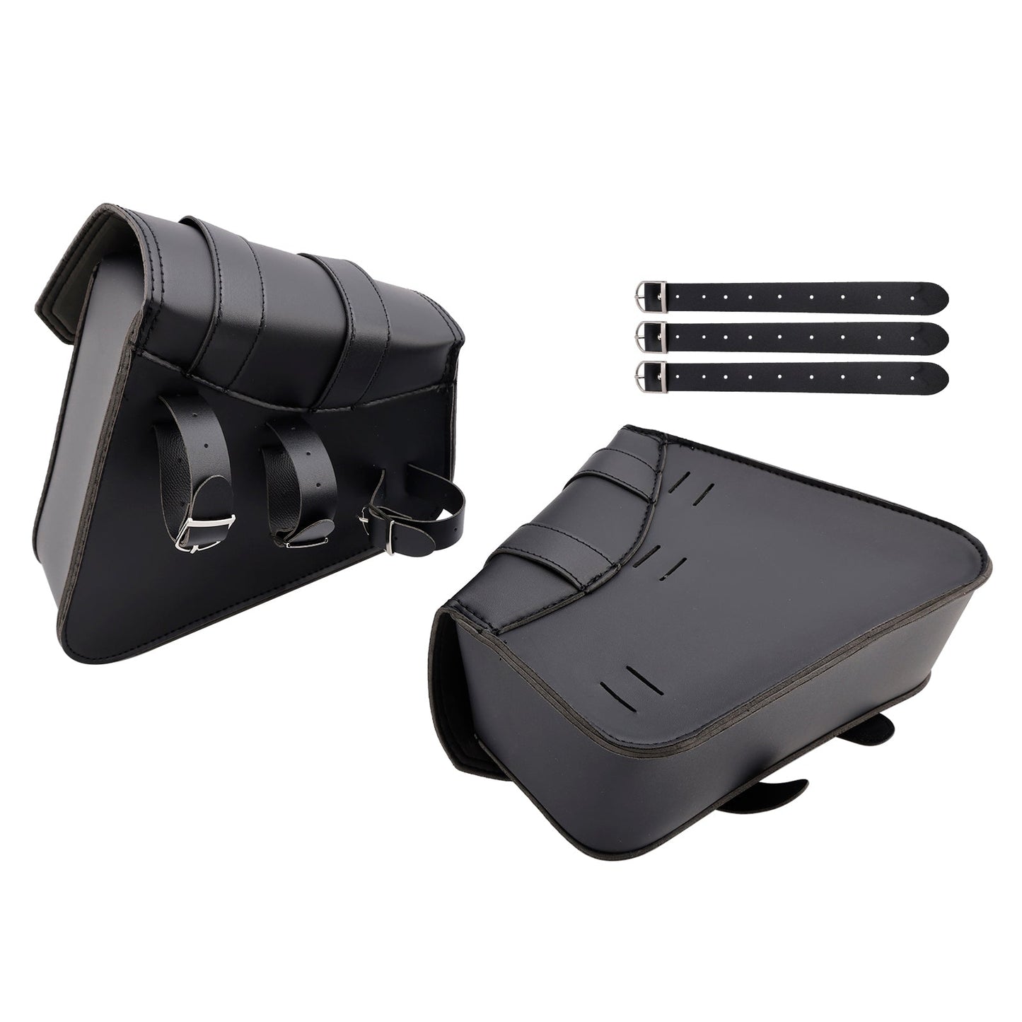 Borsa da sella laterale, borsa da sella, borsa portaoggetti nera 21L per moto