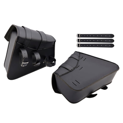 Borsa da sella laterale, borsa da sella, borsa portaoggetti nera 21L per moto