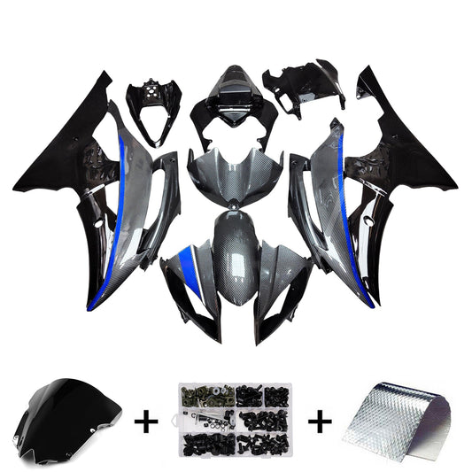 Kit carenatura iniezione plastica ABS per Yamaha YZFR6 YZF-R6 2008-2016