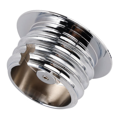 Tappo serbatoio a vite in alluminio billet cromato per Sportster Softail Dyna 82-19