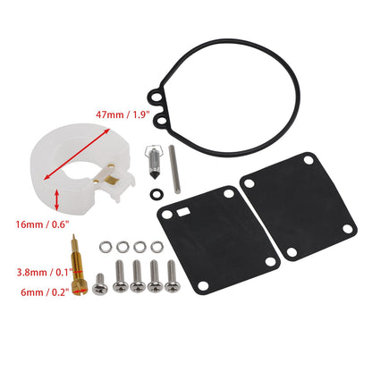 Kit di revisione carburatore per Yamaha 6hp 8hp Nissan 5hp 8hp 11502M 369-871221