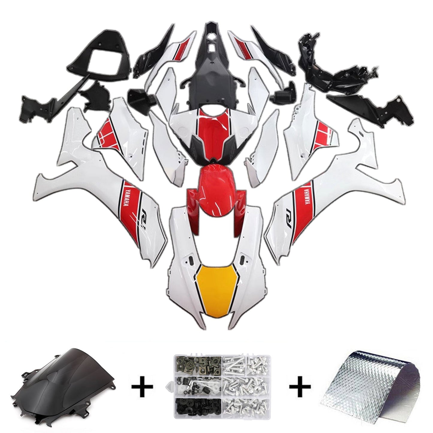 Kit carenatura iniezione Yamaha YZF-R1 2020-2024 Carrozzeria in plastica ABS