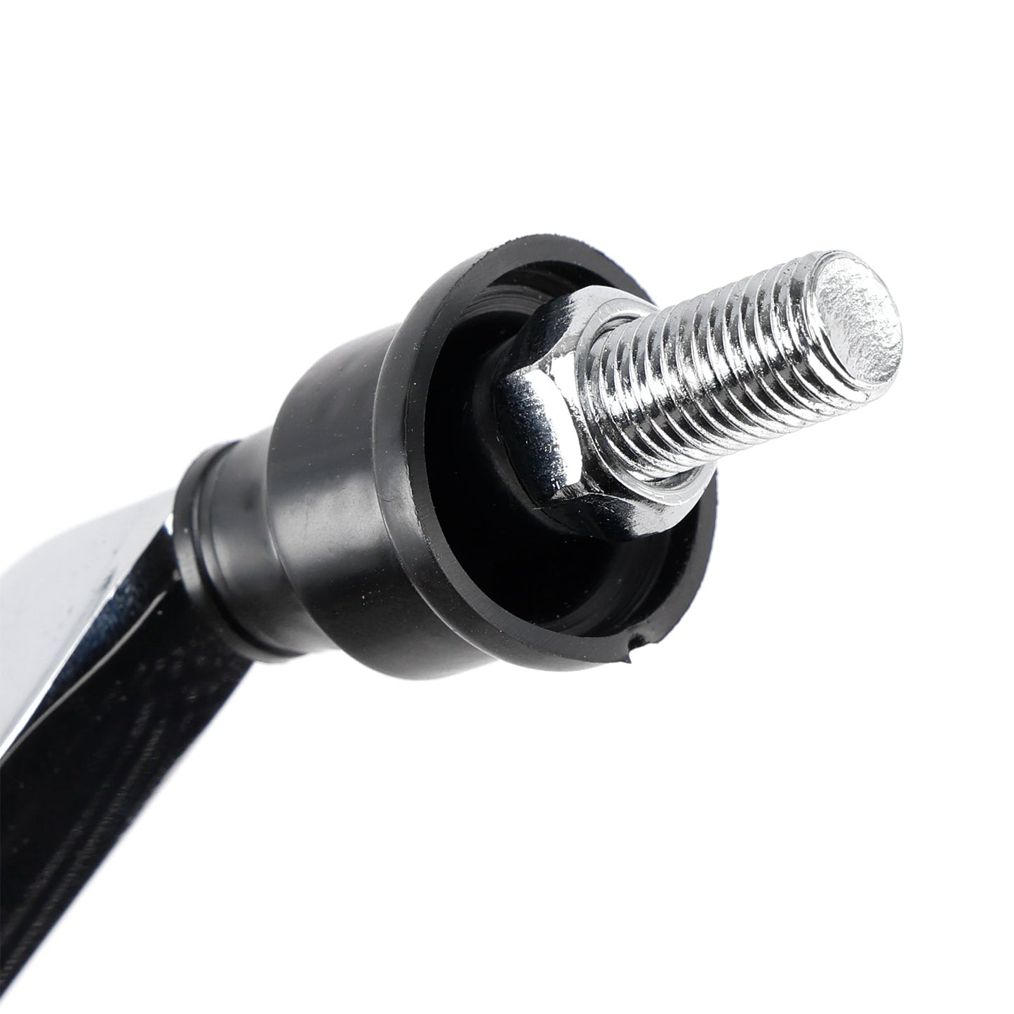 Coppia di specchietti cromati, sinistro e destro, set da 10 mm per moto chopper