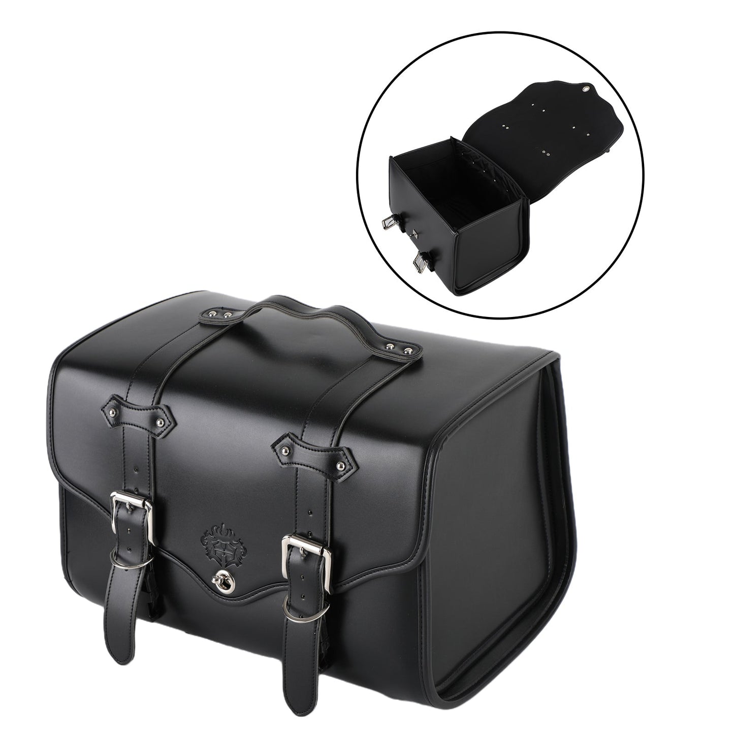Nessuna perforazione richiesta sella Borsa per sedile posteriore per moto Borsa posteriore per coda Borsa da viaggio impermeabile Deposito per casco Generico