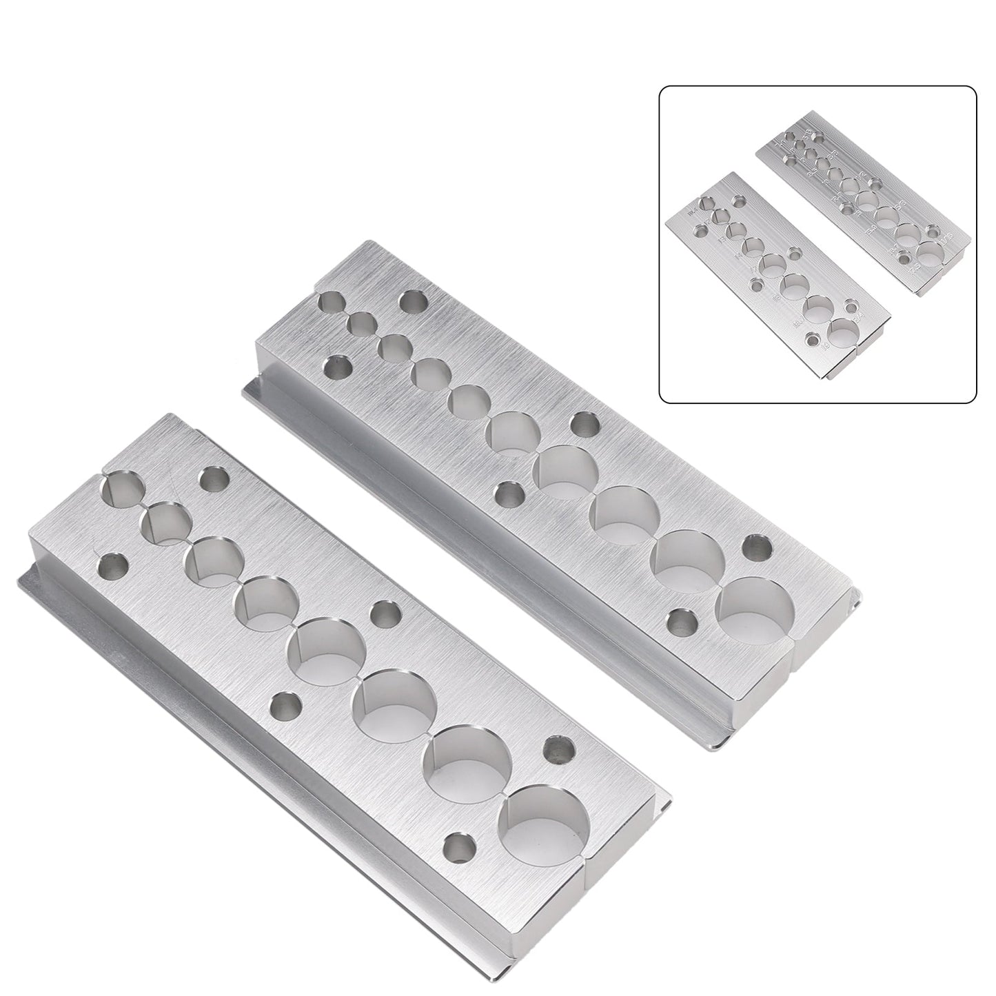 Kit di morsetti per albero/asta di morsa di ricostruzione 18 misure 7,4 mm-19 mm per Fox