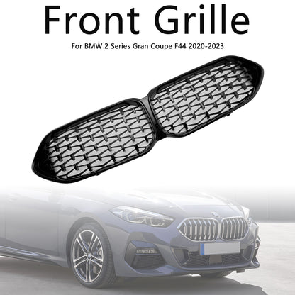 Per 2020 2021 2022 2023 BMW Serie 2 F44 Griglia anteriore nera lucida Coupé M Diamond 51135A39378/51138080494