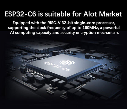 Scheda di sviluppo microcontrollore ESP32-C6 Processore single core da 160 MHz Pi Pico