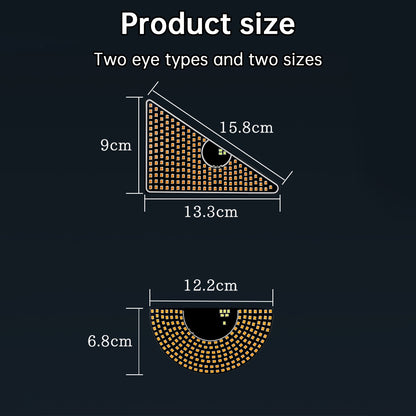 Luce LED dinamica per camion e auto con occhio del diavolo a schermo LED