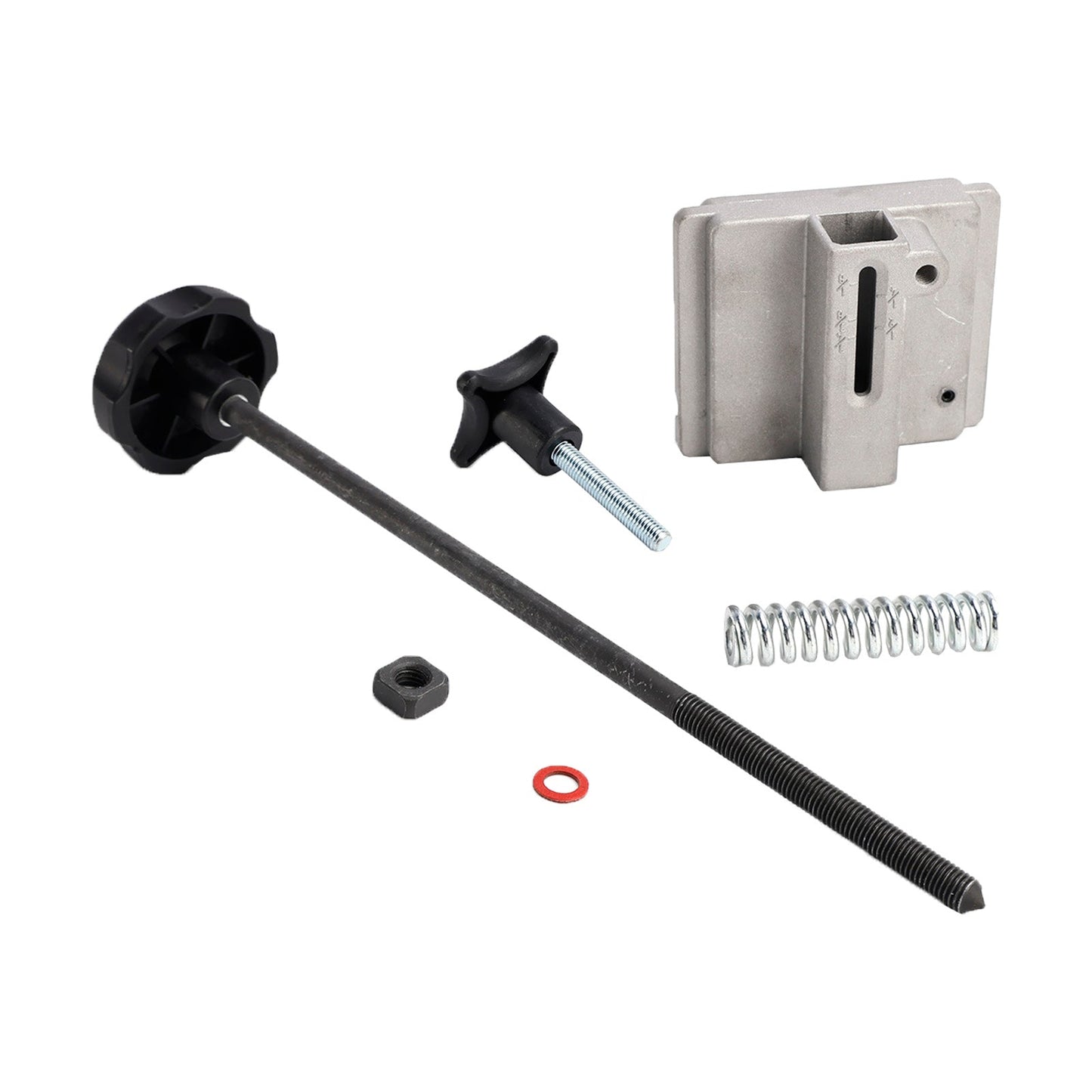 Gruppo tenditore ruota superiore sega a nastro da 14" con cerniera in ferro per Delta/Powermatic