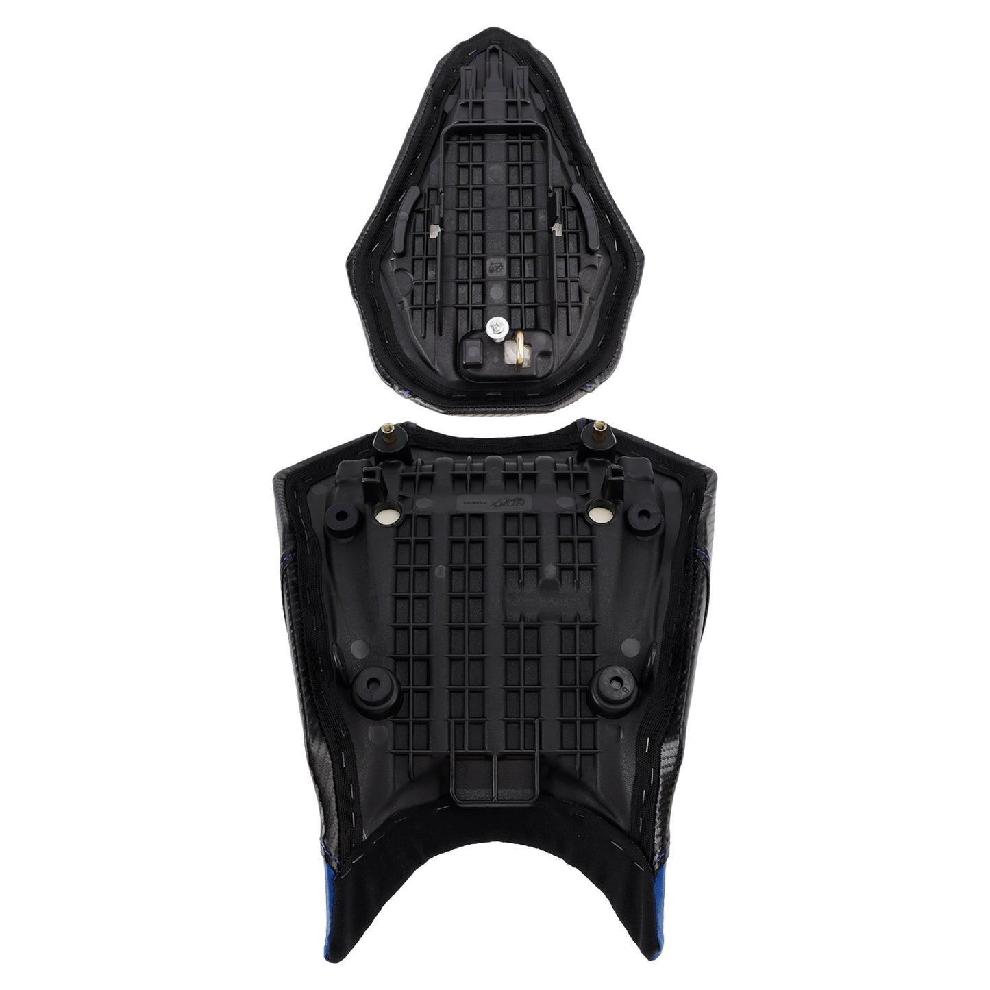Kit cuscini passeggero Raider anteriori e posteriori blu per Honda CBR250RR 2017-2024 2023