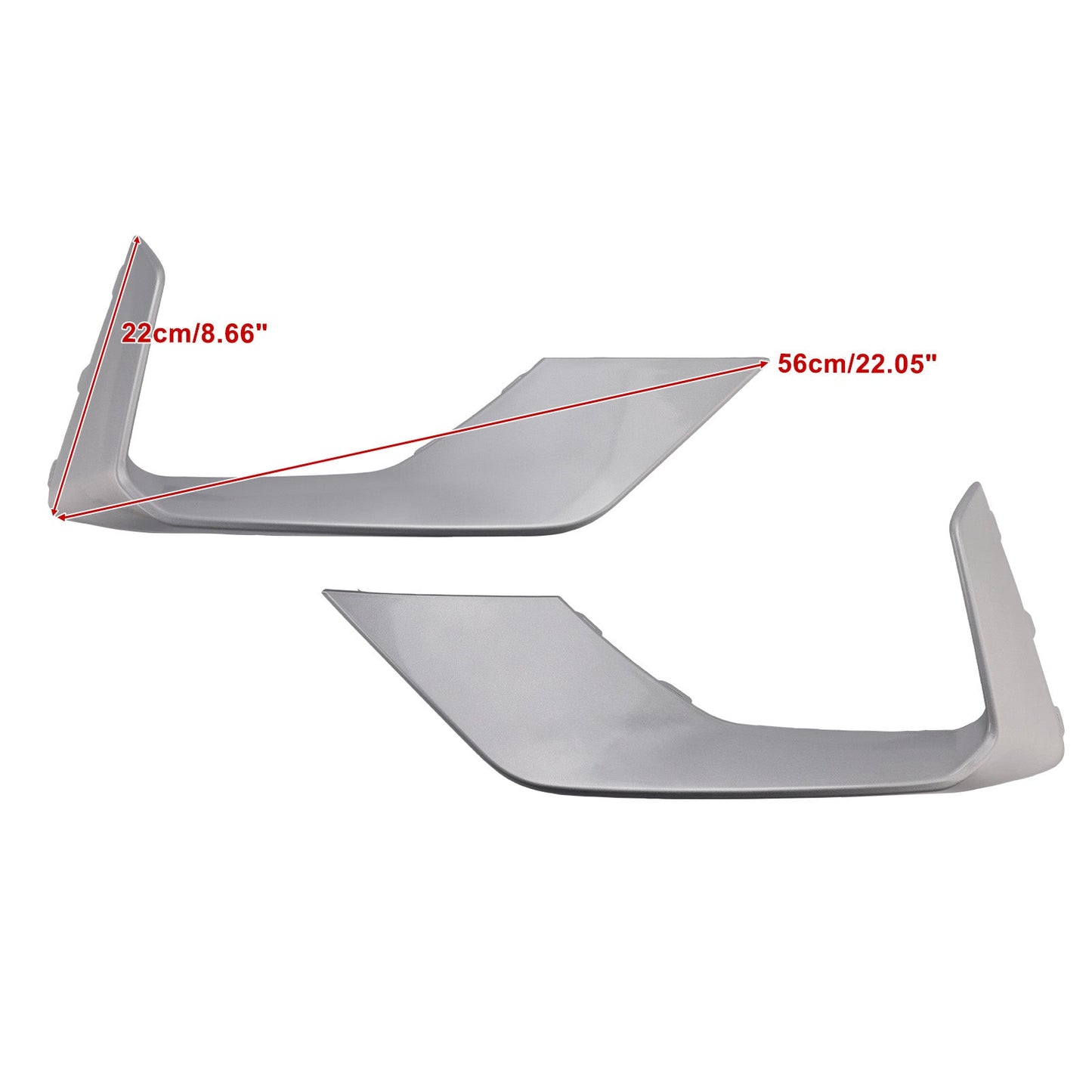 Griglia di finitura per fendinebbia argentata Ford Focus ST + ST Line MK4 2018-2021