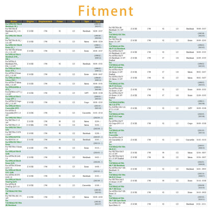 4 pezzi iniettori carburante per Vauxhall Astra Vectra Zafira 1.8L 90536149 5WK93151