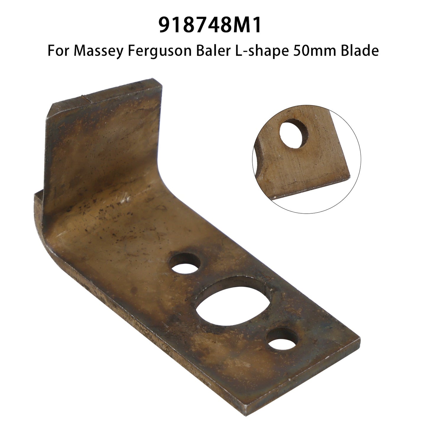Adatto per la pressa Massey Ferguson a forma di L 918748M1, lama per legatore a spago da 50 mm