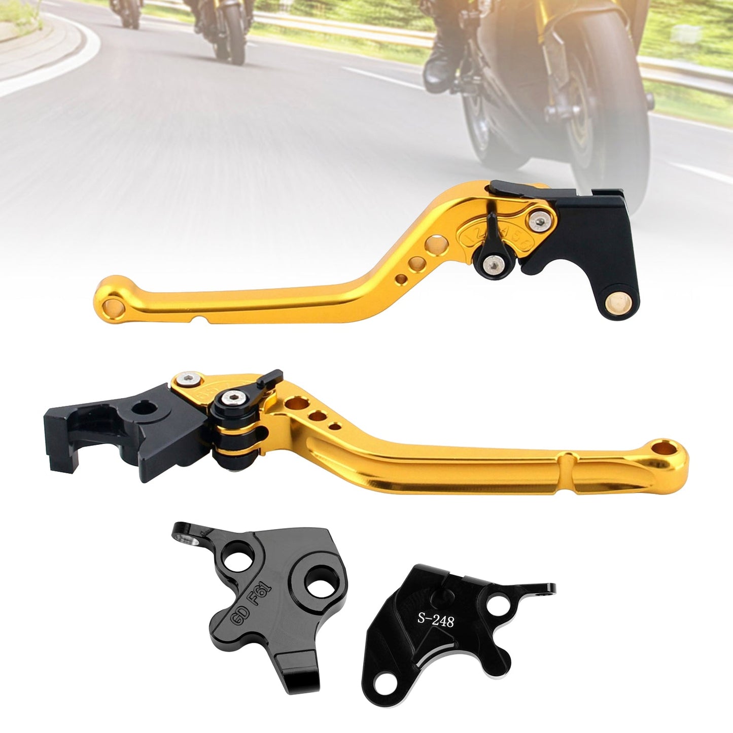 Leva frizione freno lunga YAMAHA YZF R125 2008-2011