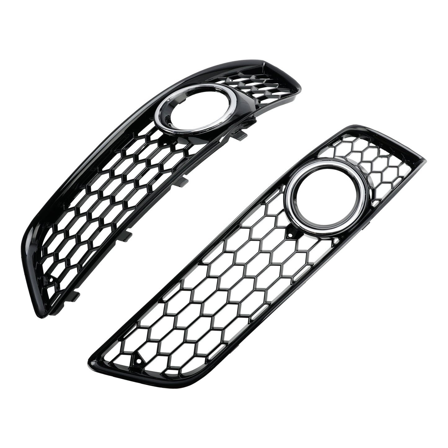 Griglia di copertura della luce fendinebbia anteriore del paraurti a nido d"ape Audi A3 8P 2009-2013