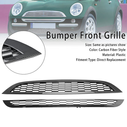 2002-2006 Mini Cooper R50 R52 R53 2 pezzi griglia anteriore a nido d‘ape