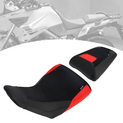 Cuscino inferiore per sella conducente e passeggero, colore rosso, per Suzuki V-Strom DL1050 2023-2025