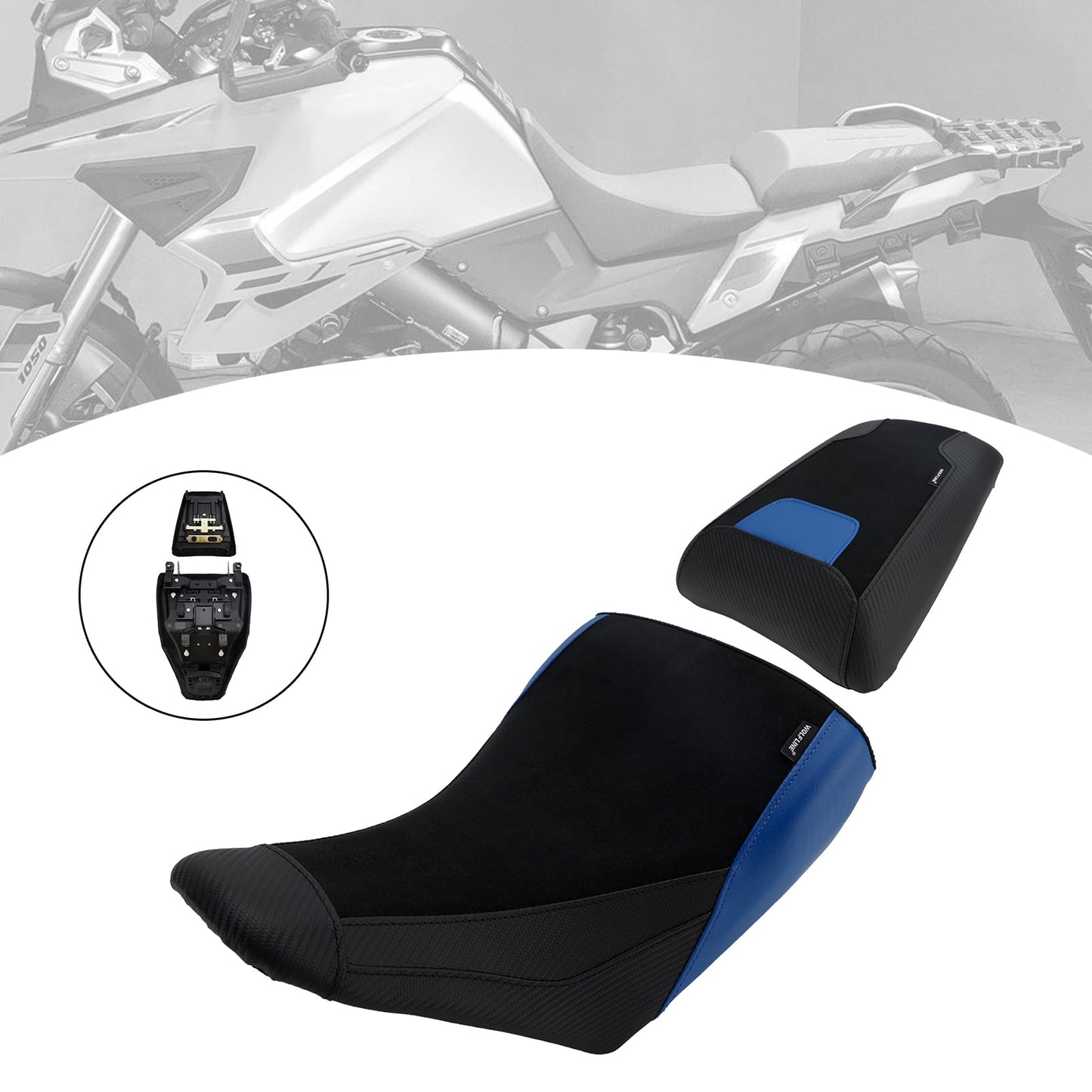 Kit cuscini passeggero anteriore e posteriore Raider per Suzuki V-Strom DL1050 2023-2025
