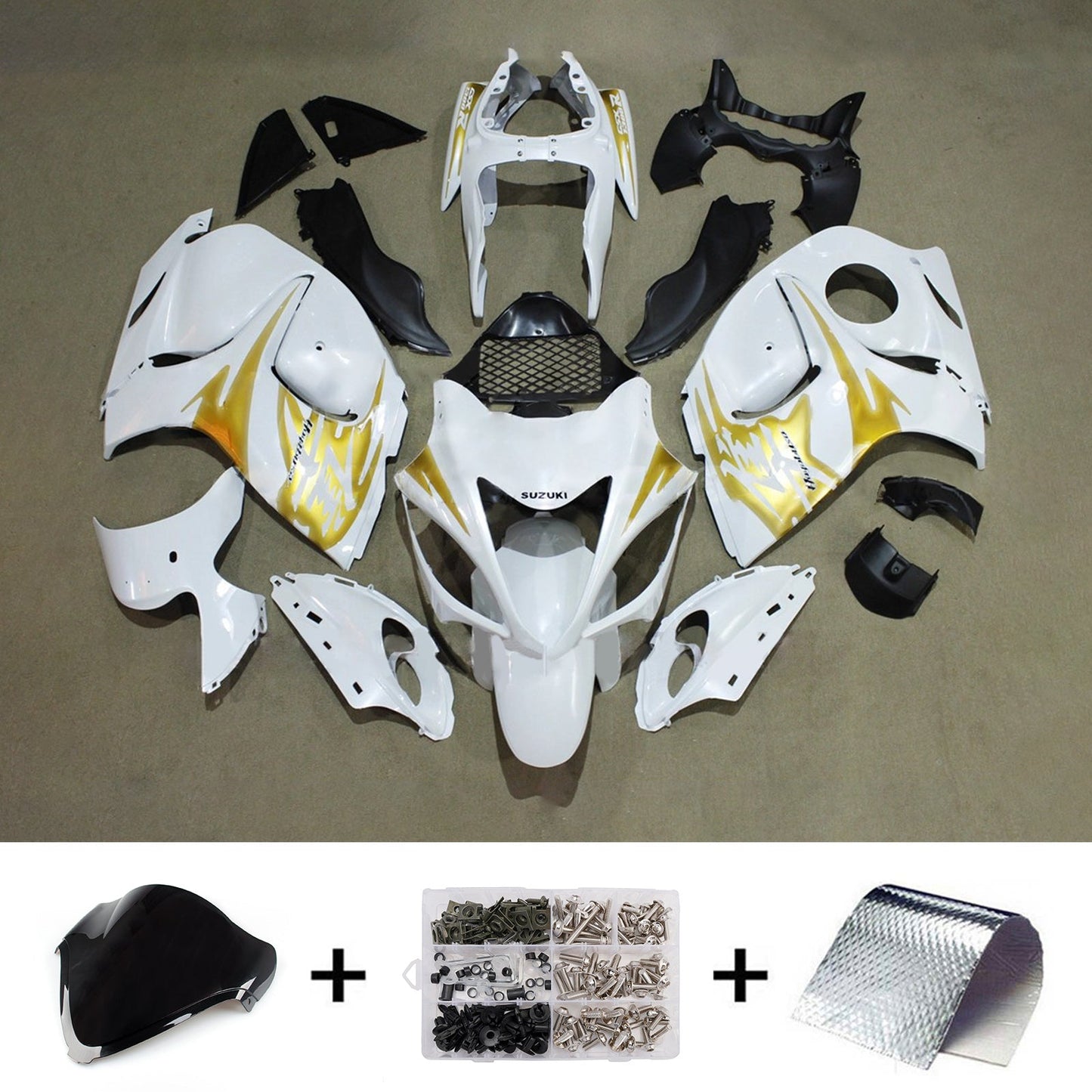Kit carenatura iniezione plastica ABS per Suzuki Hayabusa GSX1300R 2008-2020