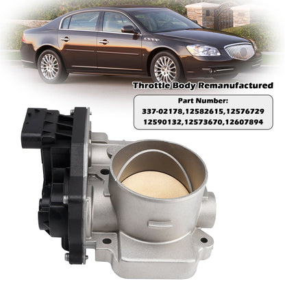 Corpo farfallato 12576729 per Buick LaCrosse Pontiac Grand Prix 3.8L 05-09