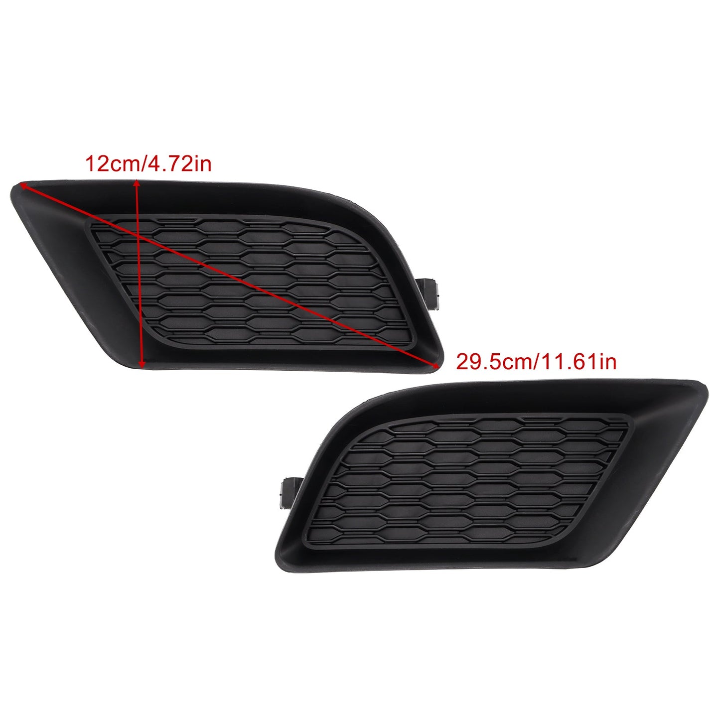 Copertura fendinebbia 2 pezzi per Dodge Charger R/T Road Track del 2011 68092570AA 68092571AA