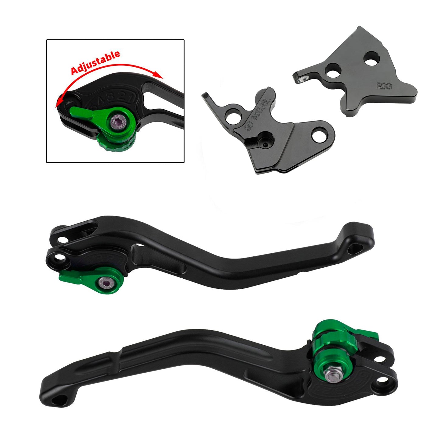 2005-2014 YAMAHA YBR125 NUOVA leva freno frizione corta
