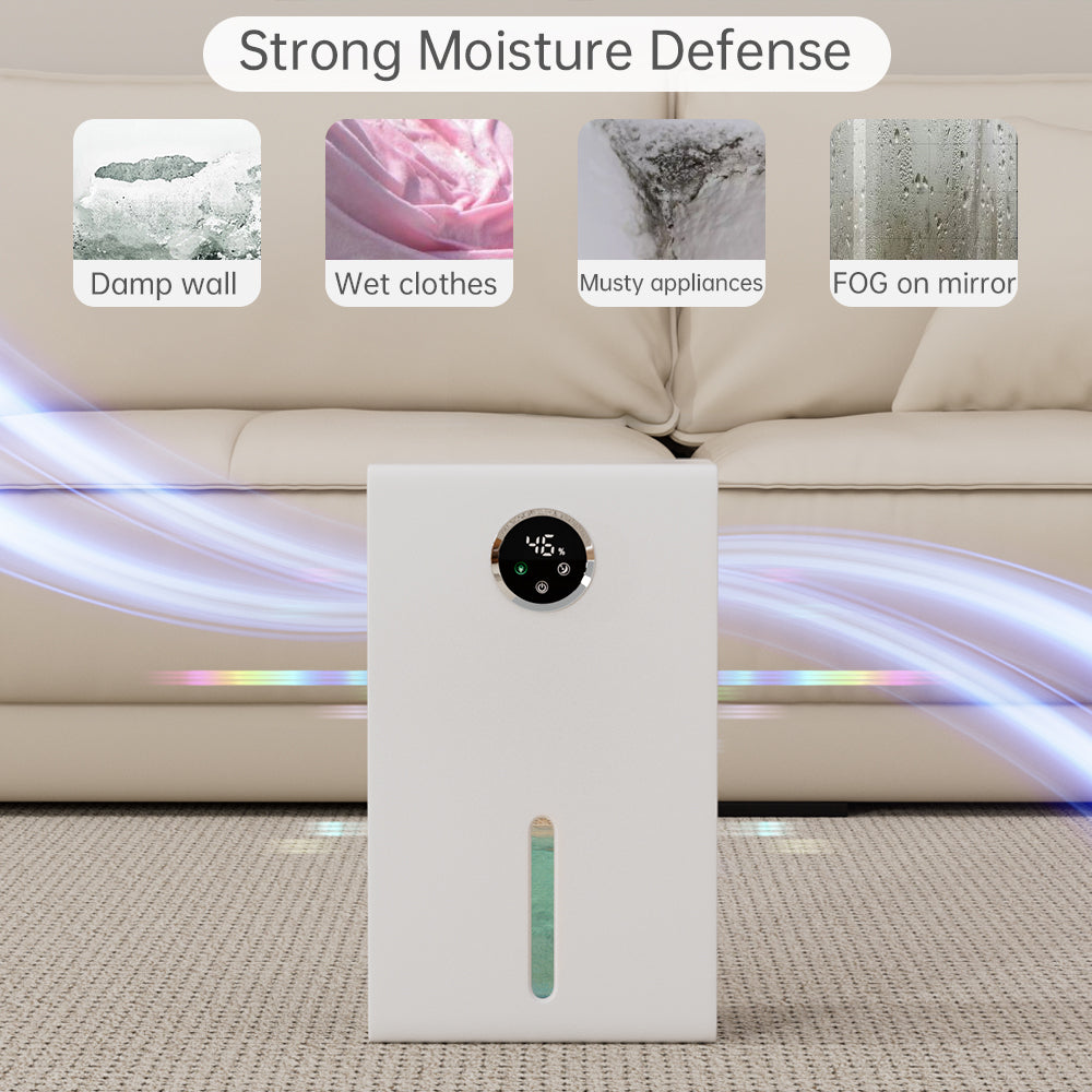 Serbatoio 3.5L Dehumidifier 30m² Ionizzatore Silenzioso Purificazione dell'aria economica e silenziosa