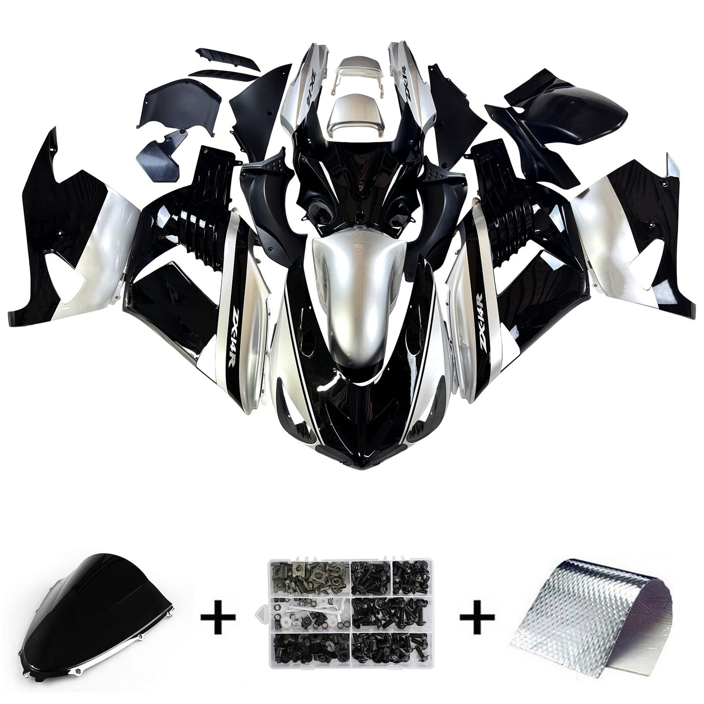 Kit di carene in plastica ABS stampate a iniezione per Kawasaki ZX14R 2006-2011