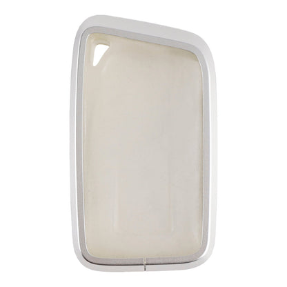 Custodia in lega di alluminio TPU con pellicola morbida grigia per chiave auto Lexus IS GS ES RX