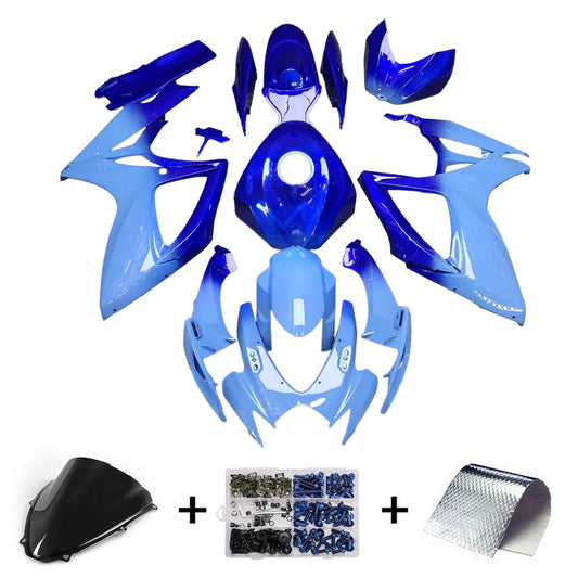 Kit carenatura iniezione plastica ABS per Suzuki GSXR 600/750 2006-2007 K6