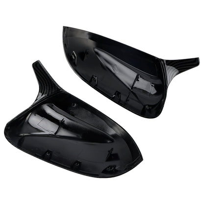 Copri specchietti retrovisori esterni in fibra di carbonio lucida per BMW x3/x4/ix3 2018-2022, 2 pezzi