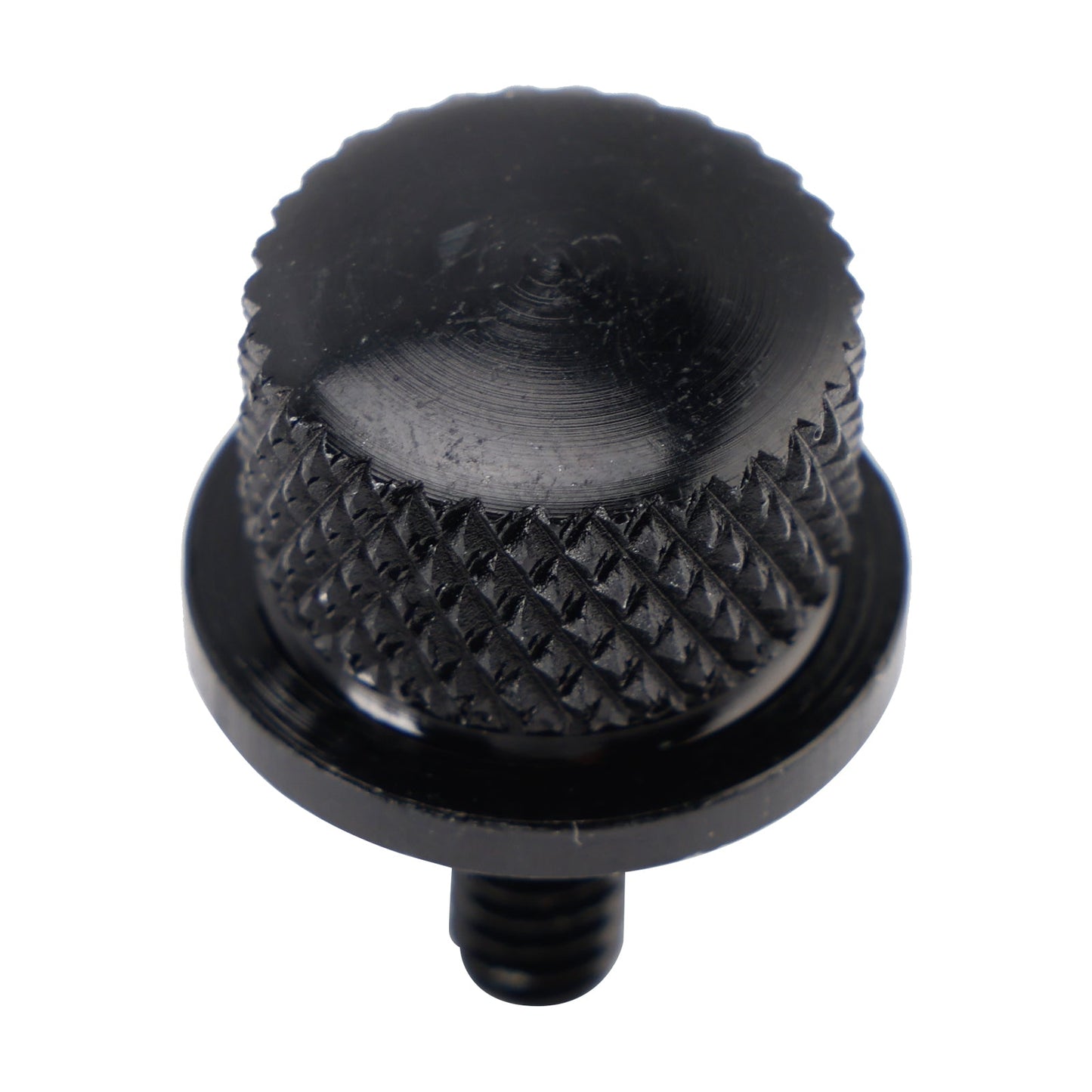 Bullone per sedile parafango nero da 1/4""-20 con sgancio rapido per Touring Softail Dyna
