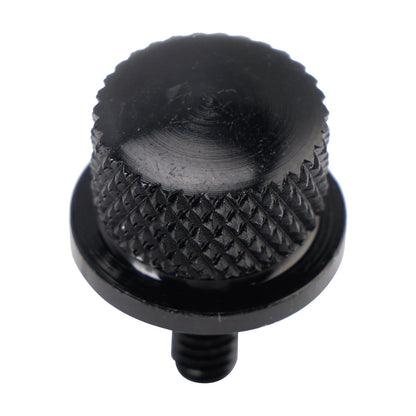 Bullone per sedile parafango nero da 1/4""-20 con sgancio rapido per Touring Softail Dyna