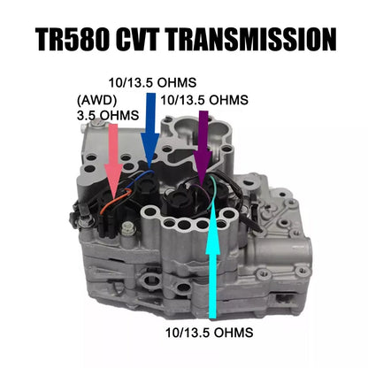 Convertitore di coppia Subaru Lineartronic CVT TR580 TR690 4 pezzi Solenoide AWD