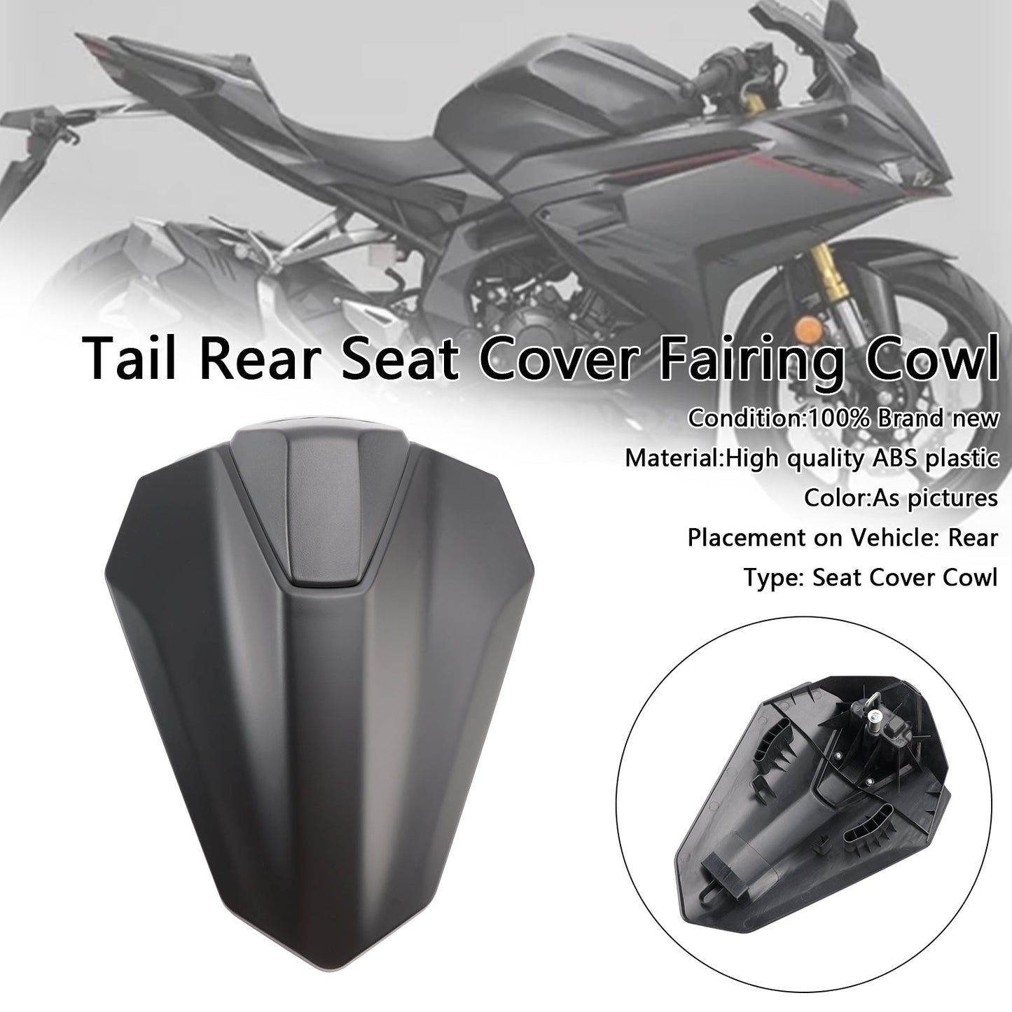 Copertura per carenatura del sedile del passeggero posteriore Honda CBR250RR 2023-2024