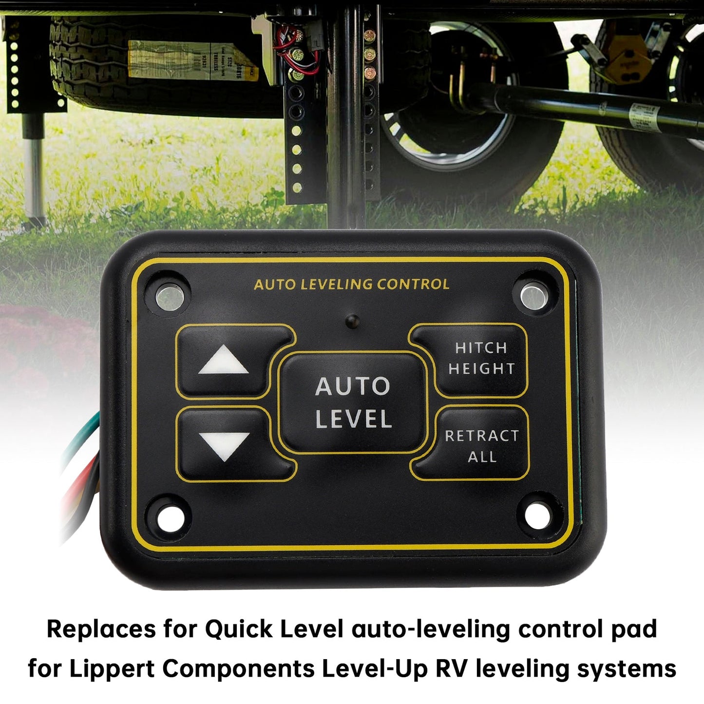Per sistemi di livellamento RV Ground Control TT e Level-Up Hydraulic Quick Level Touch Panel Assembly 425306