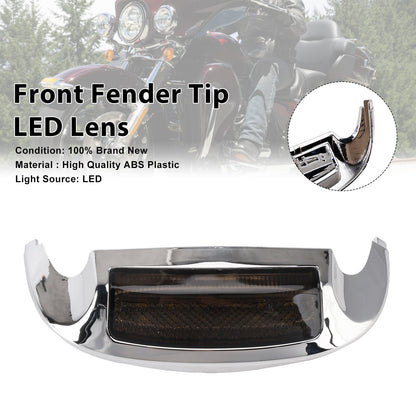 Puntale parafango anteriore con lente LED compatibile con Electra Glide Ultra Limited Low 2014-2023