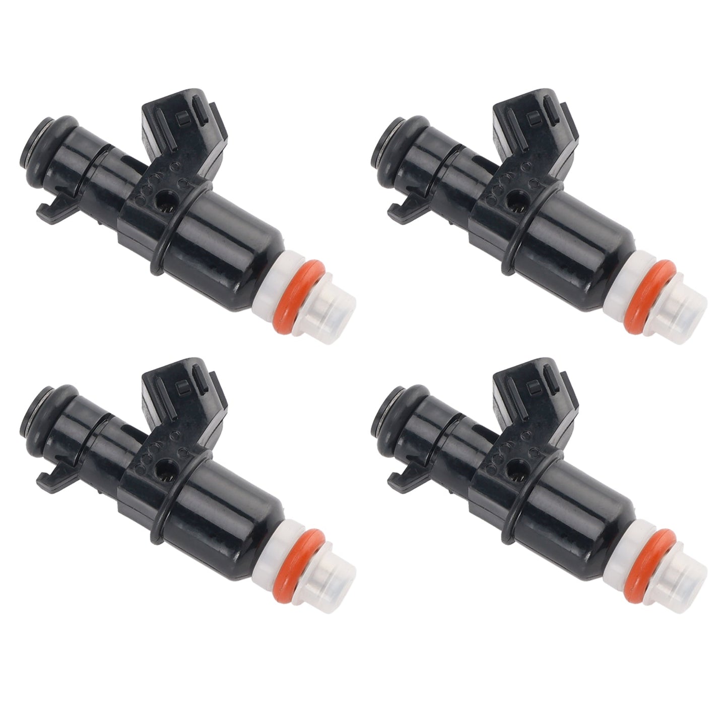 Iniettore di carburante 4 pezzi 16450-RZP-003 compatibile con Honda Accord Civic Stream CRV Tourer 2.0L