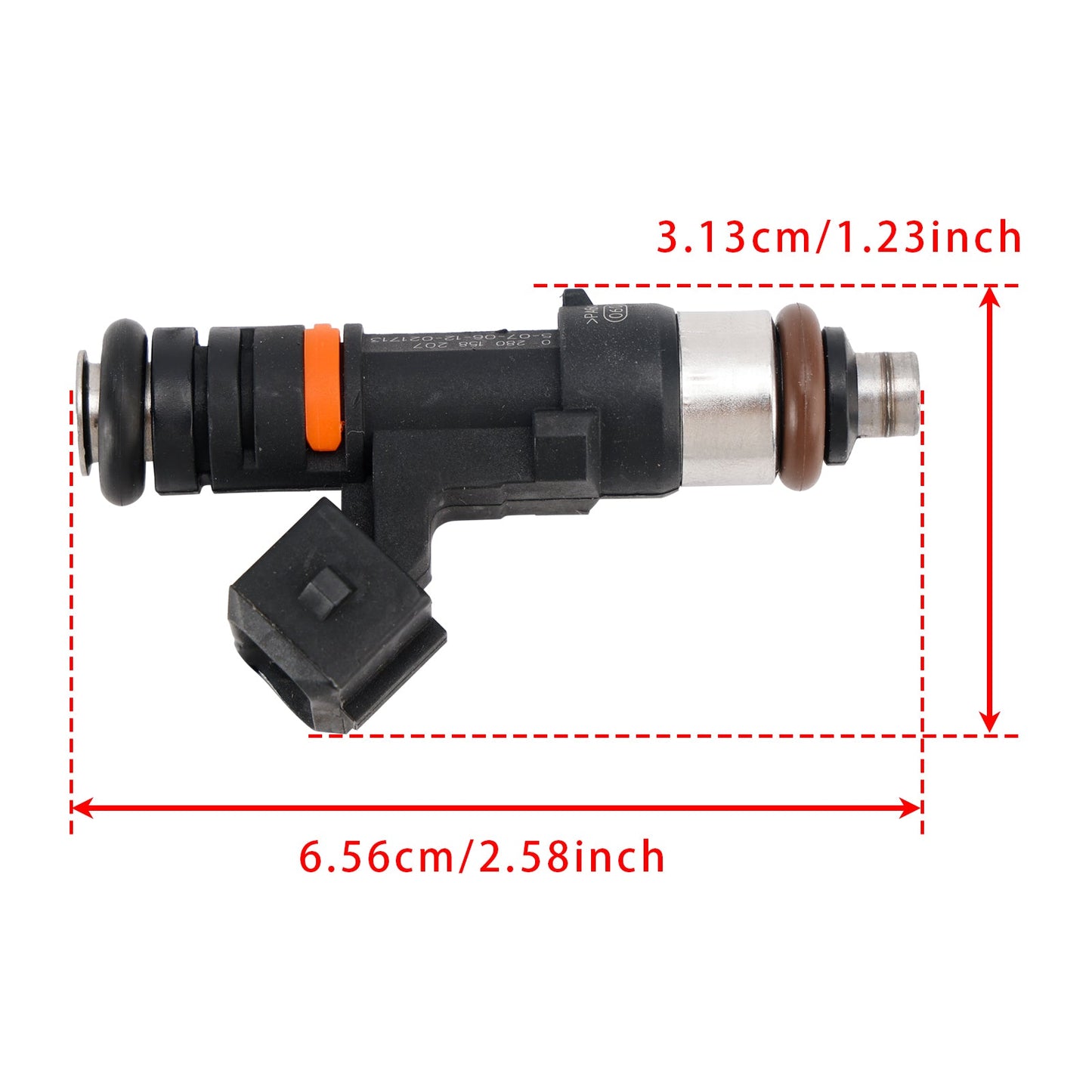 4 pezzi iniettori carburante per Ford Focus III Fiesta VI Mondeo IV 0280158207
