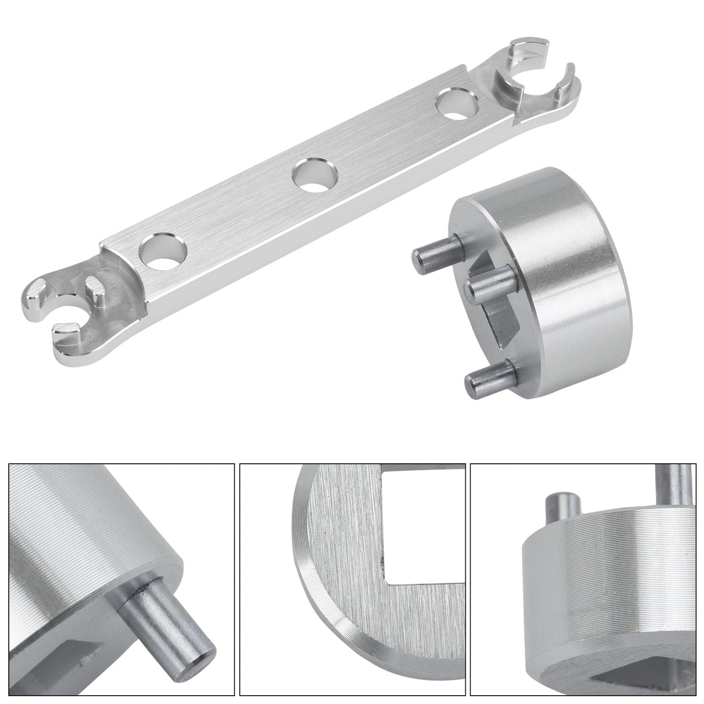 Chiave per la rimozione del tappo inferiore. Strumento per la ricostruzione della forcella Saphire/Onyx/Diamond/DVO