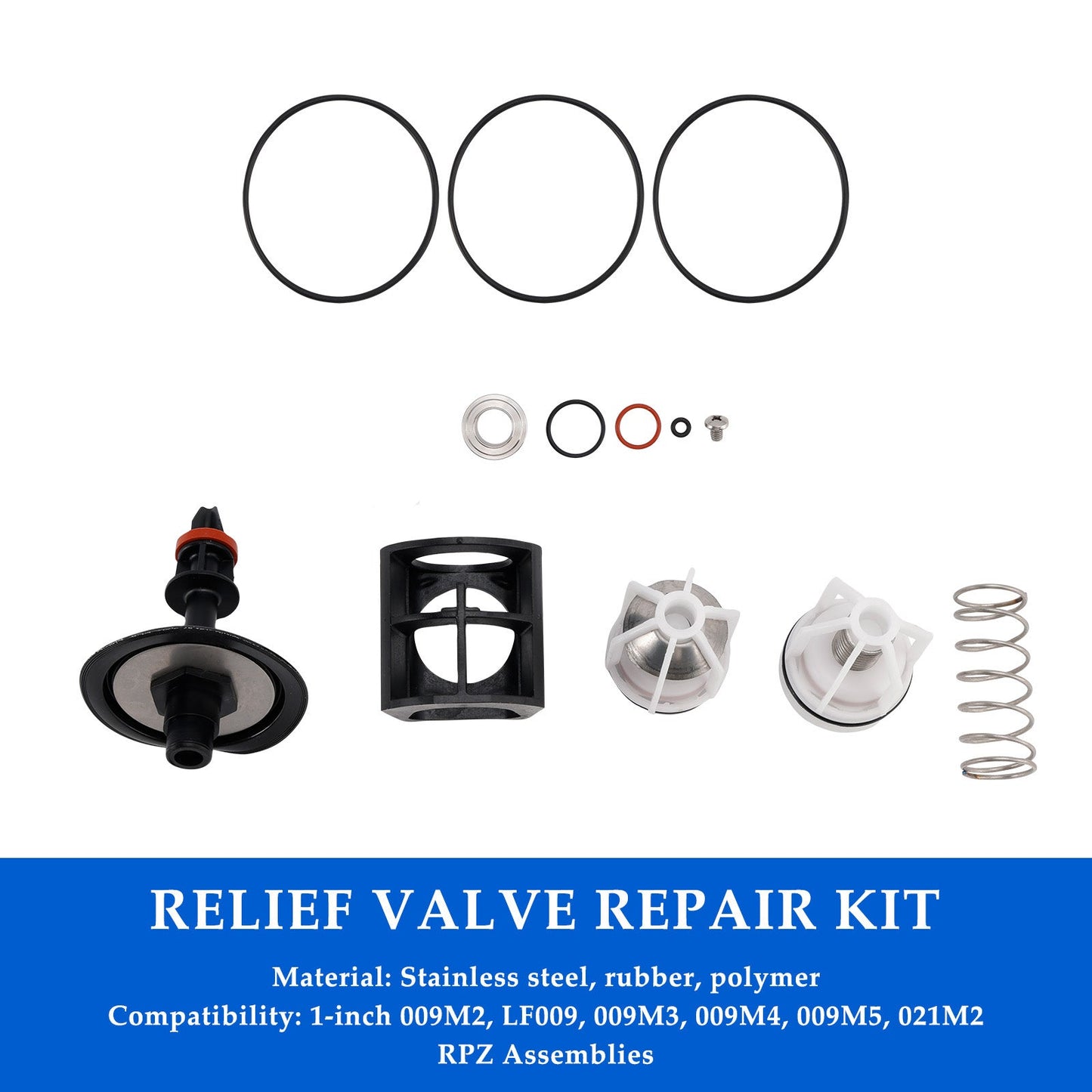 0887793 RK 009M2-T Kit di riparazione completo di ricambio per Watts 1"" 009M2 e 009 LF009