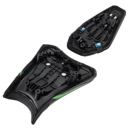 Kit sella conducente e passeggero ZX-6R per Kawasaki 2019-2025, cuscino posteriore verde